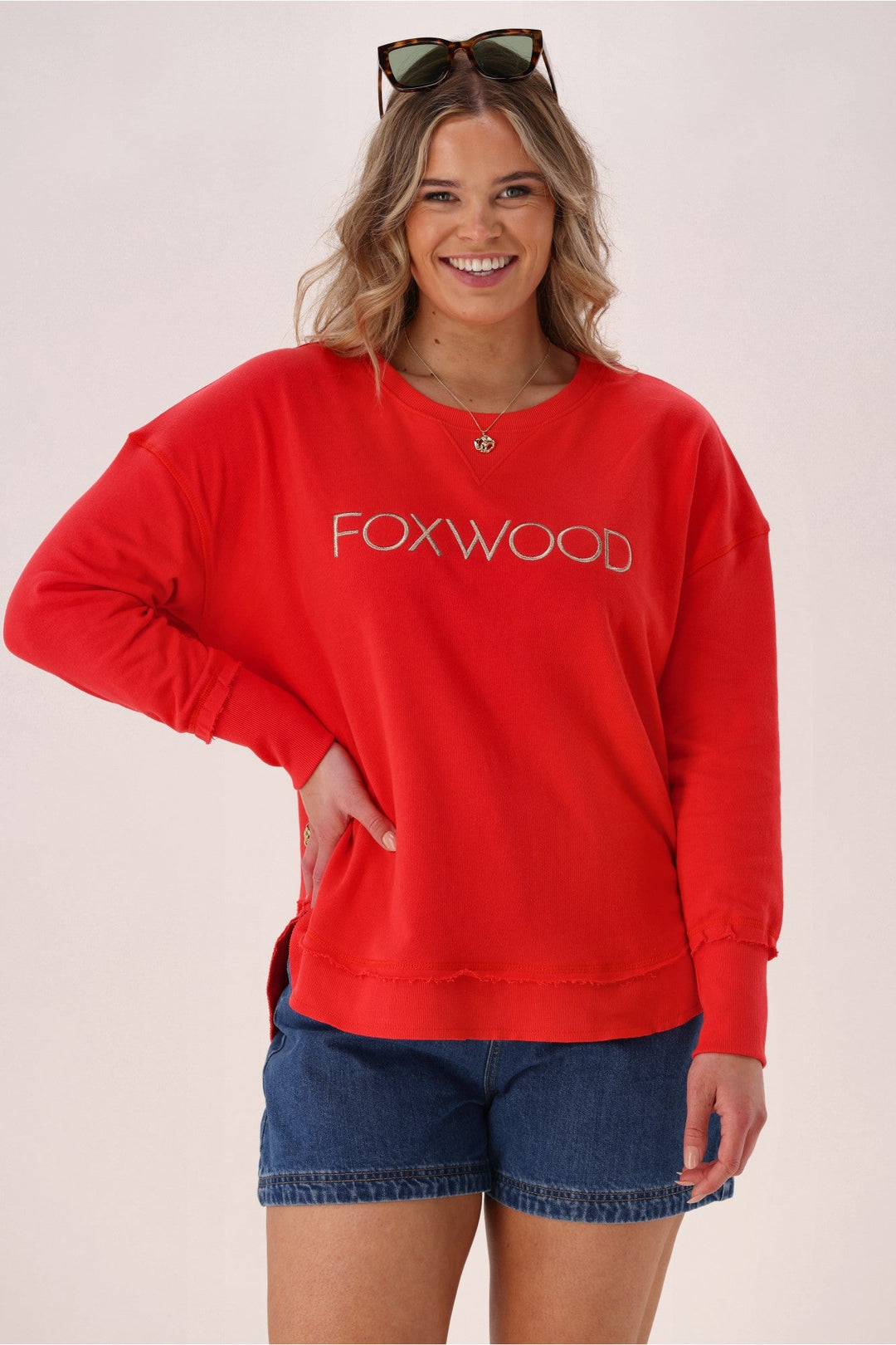 Foxwood Simplified Crew Red