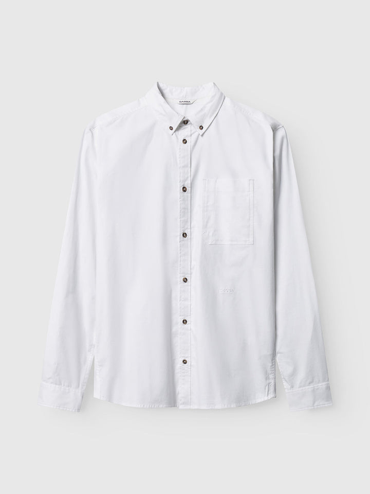 Gabba Bent Regular Ox Long Sleeve White