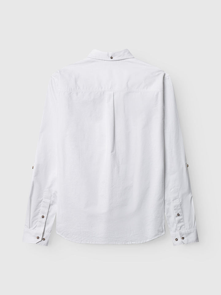 Gabba Bent Regular Ox Long Sleeve White