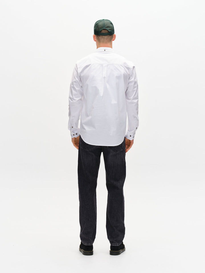 Gabba Bent Regular Ox Long Sleeve White