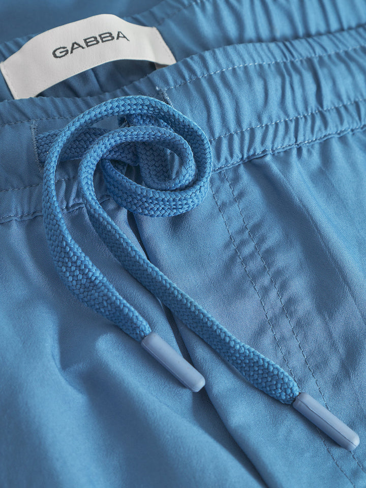Gabba Jackson Plain Swim Shorts - Blue Horizon