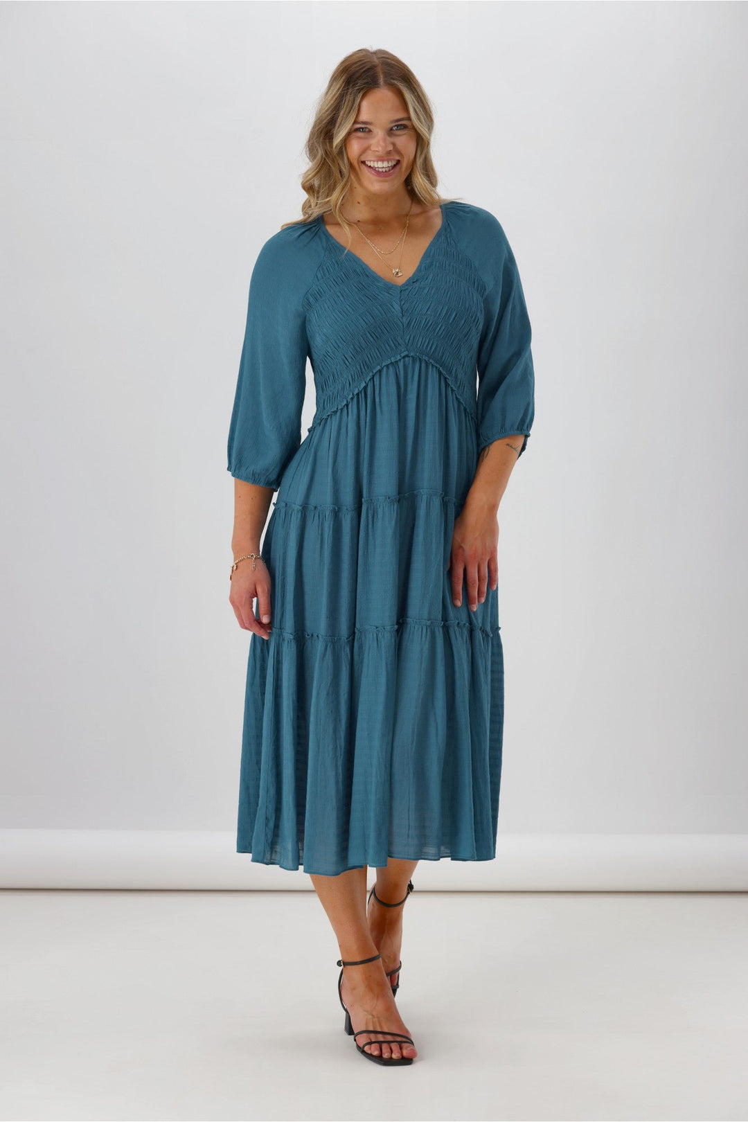 Gloss The Label Alouette Dress Blue