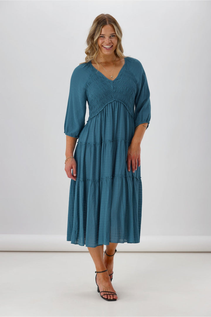 Gloss The Label Alouette Dress Blue