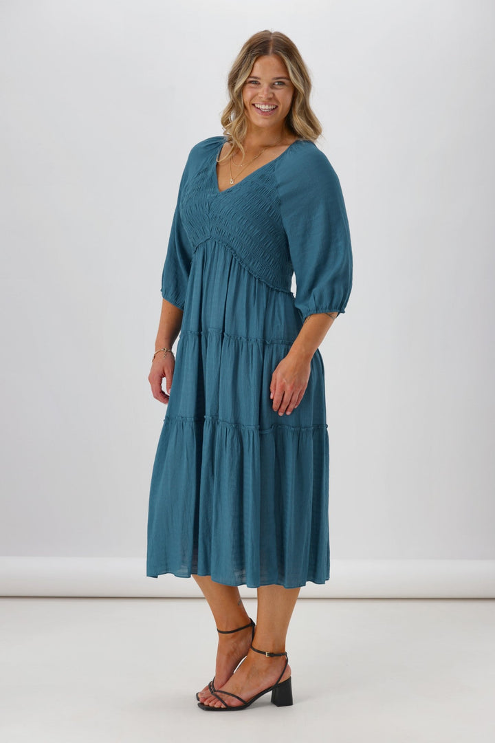 Gloss The Label Alouette Dress Blue