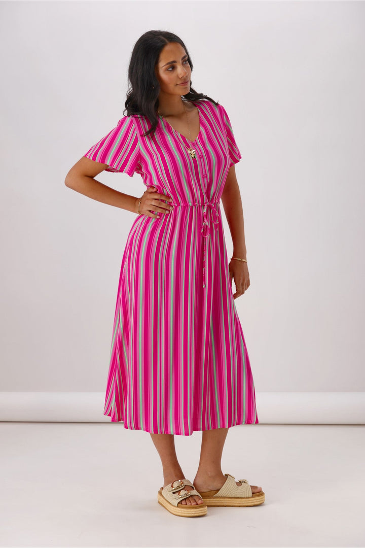 Gloss The Label Hazel Dress Stripe