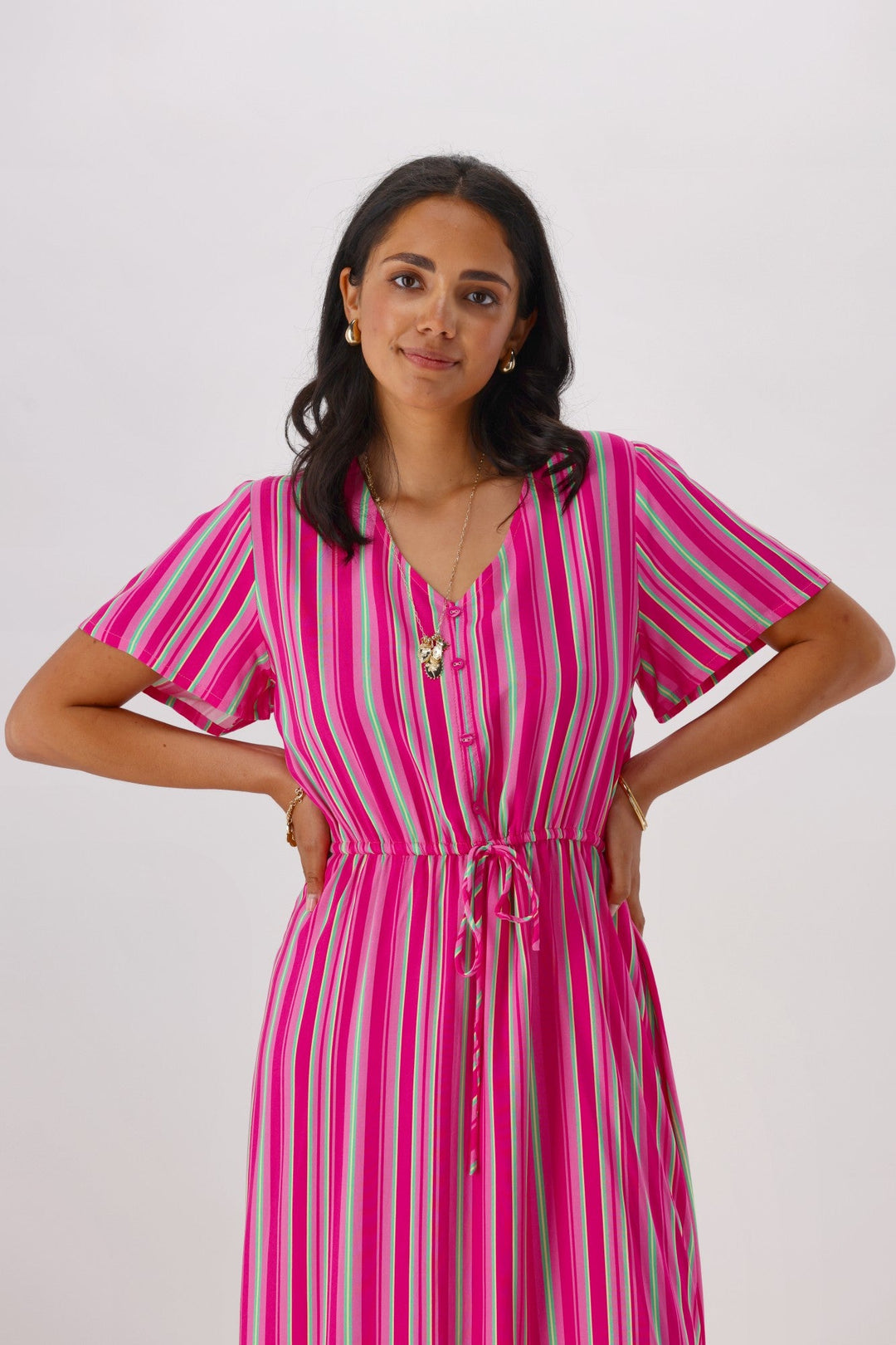 Gloss The Label Hazel Dress Stripe