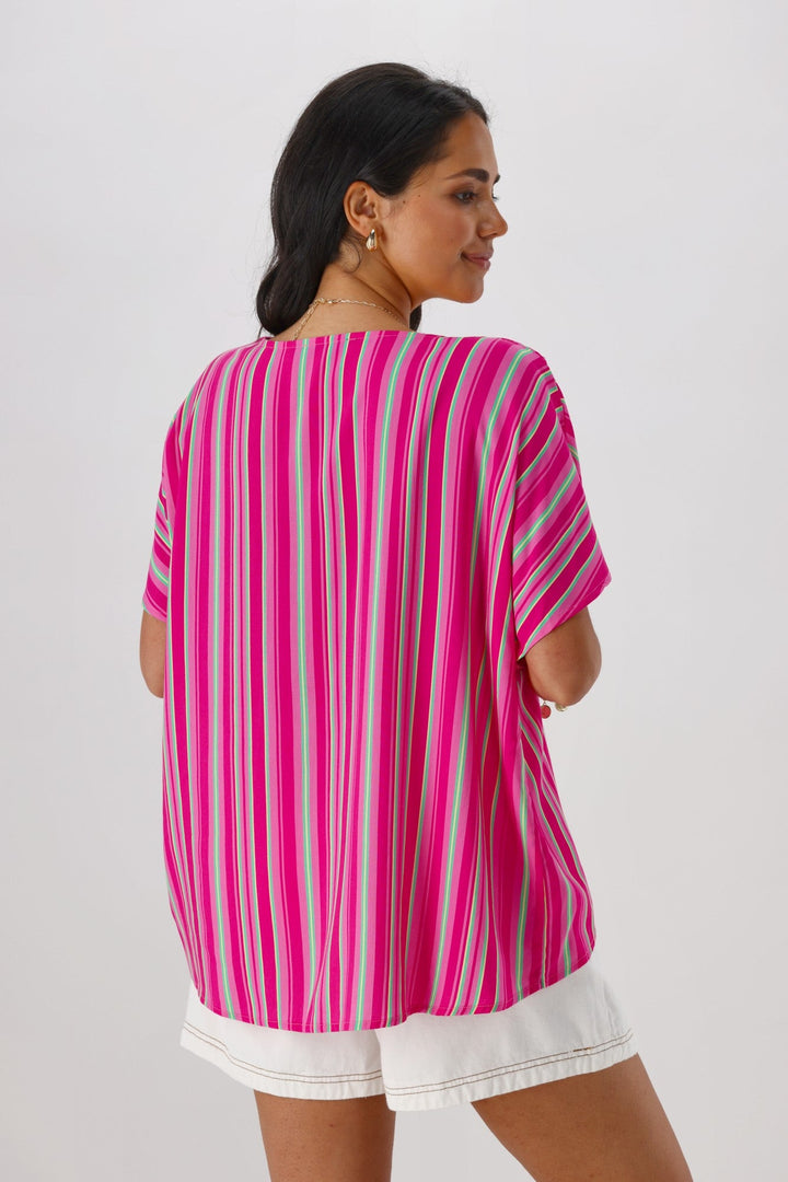Gloss The Label Hazel Top Stripe