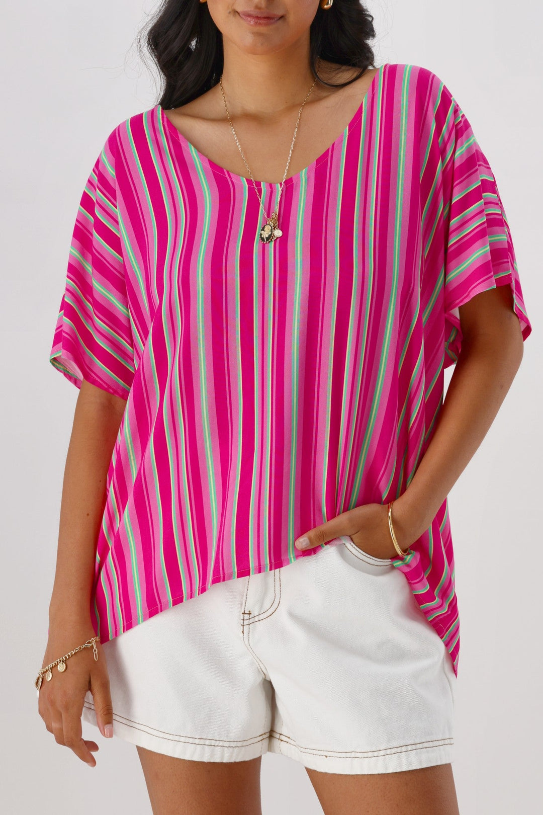 Gloss The Label Hazel Top Stripe