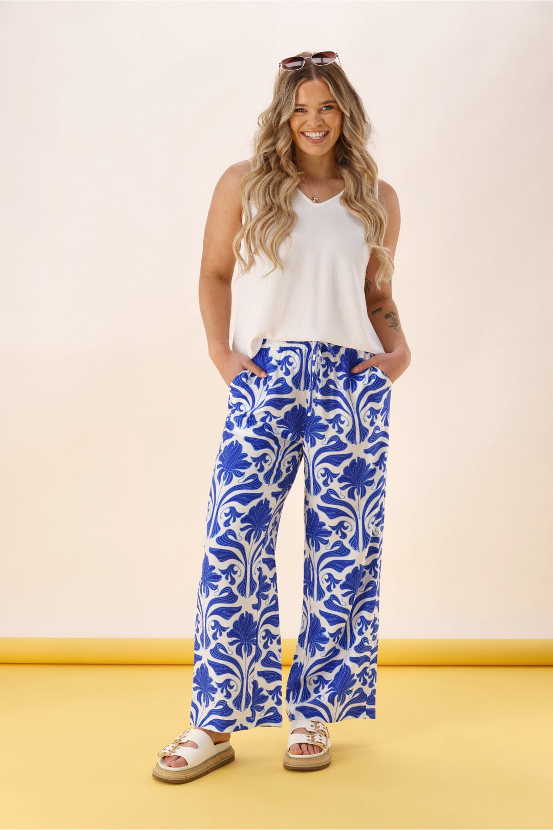 Gloss The Label Ione Pant Print