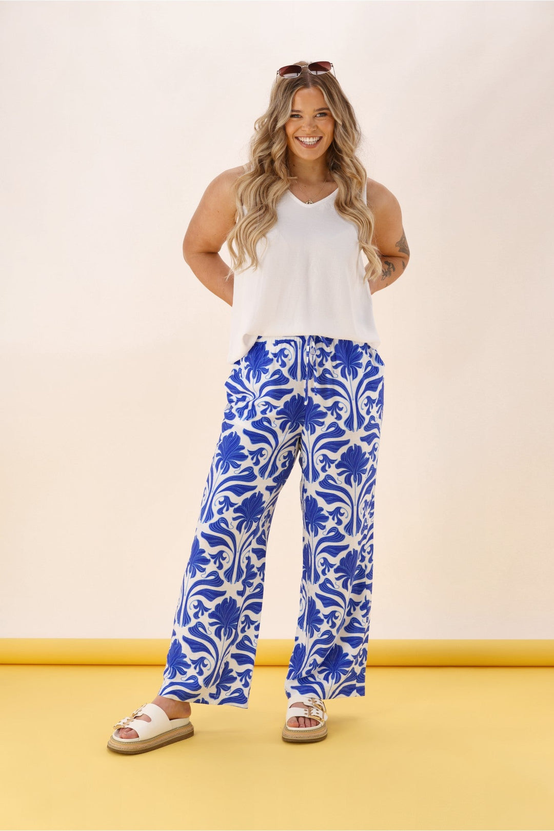 Gloss The Label Ione Pant Print