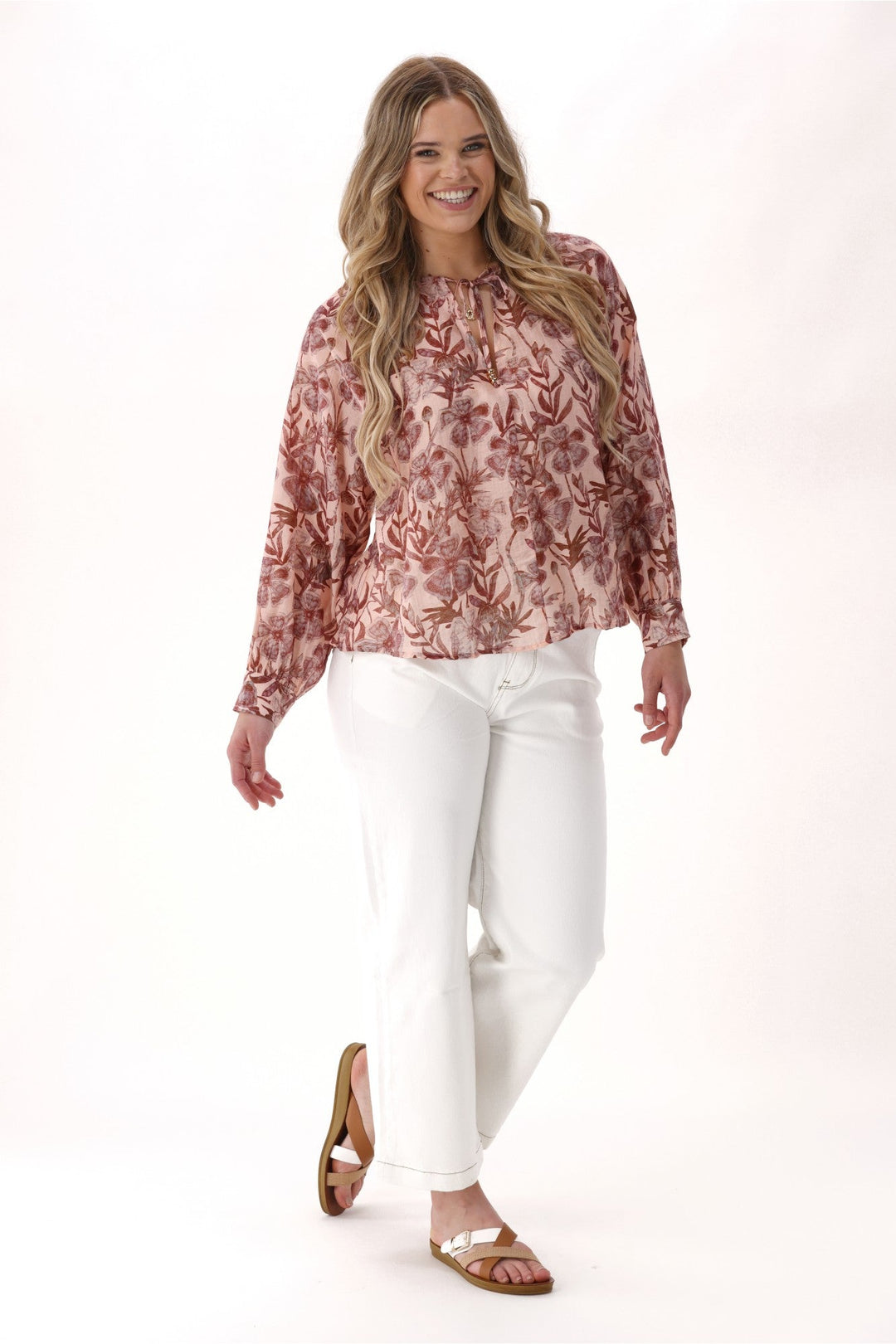 Gloss The Label Jamie Bishop Blouse Print