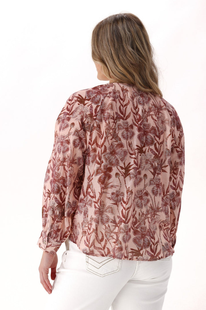 Gloss The Label Jamie Bishop Blouse Print