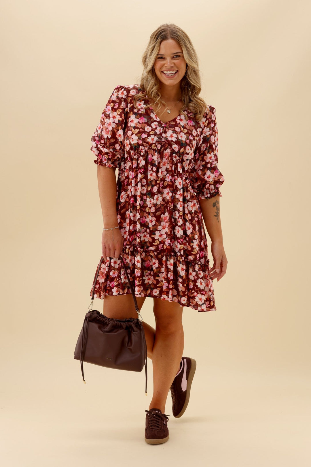 Gloss The Label Talephi Dress Blossom Floral