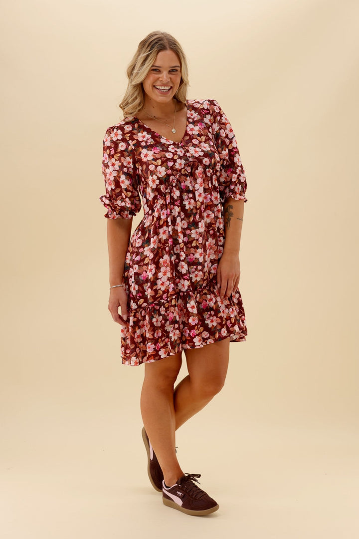 Gloss The Label Talephi Dress Blossom Floral