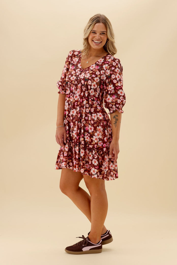Gloss The Label Talephi Dress Blossom Floral