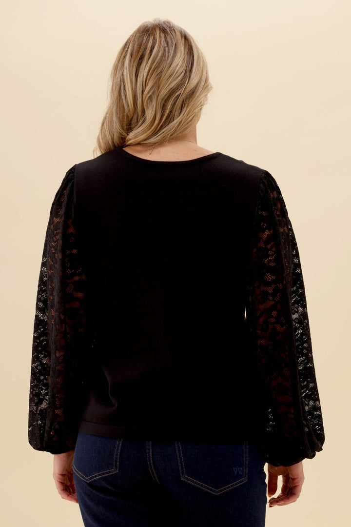 Gloss The Label Zariza Top Black