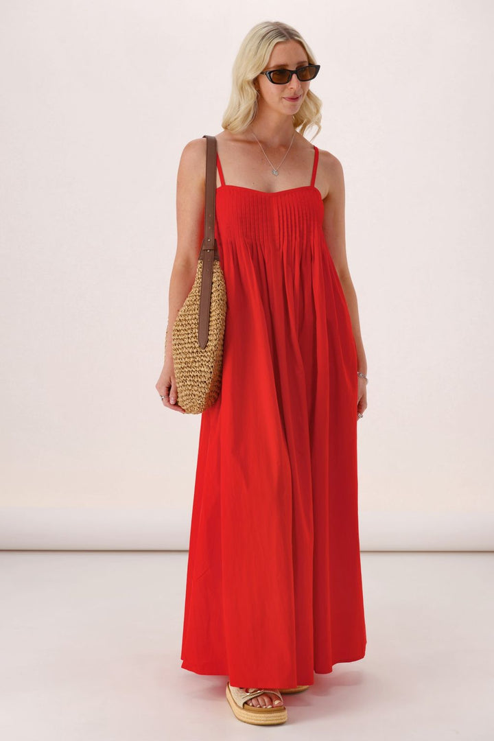 Ayva Estelle Maxi Dress Red