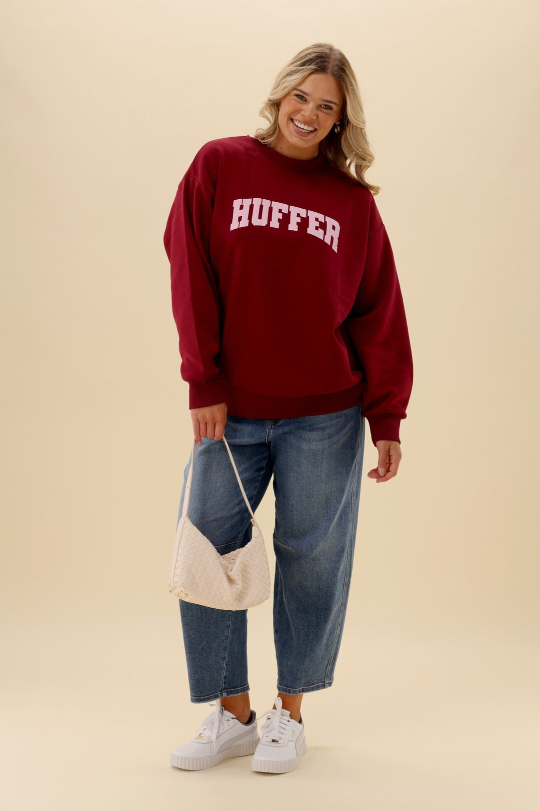 Huffer Easy Crew Burgundy
