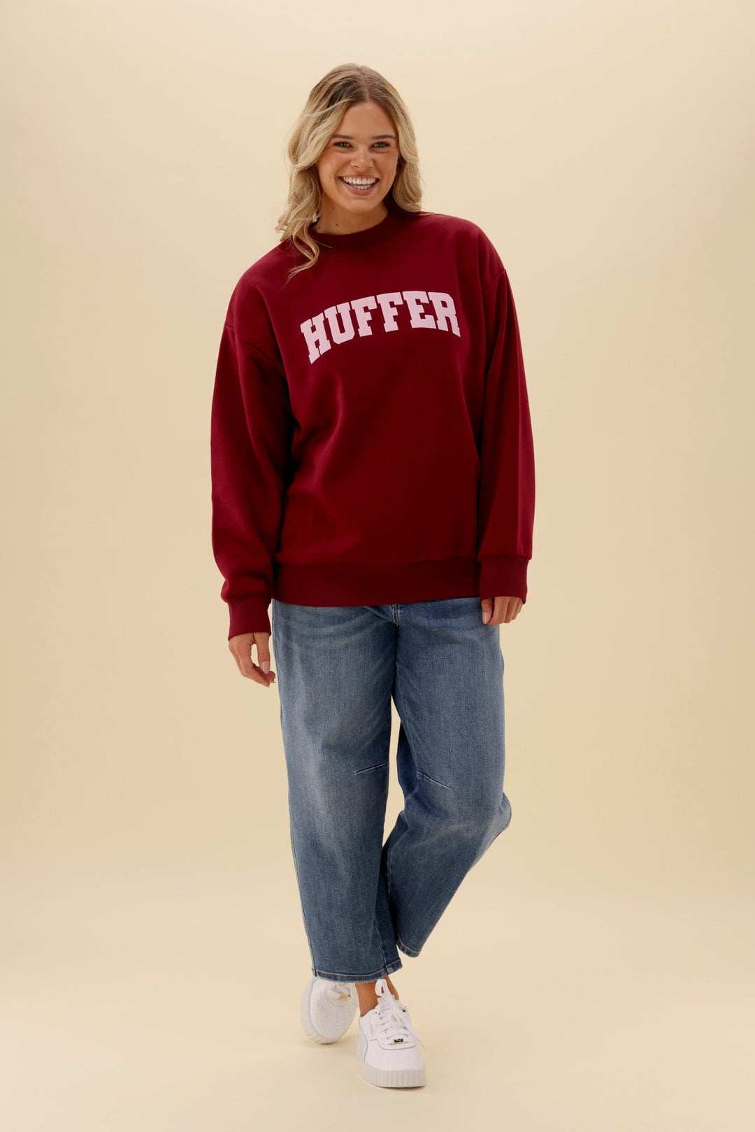 Huffer Easy Crew Burgundy