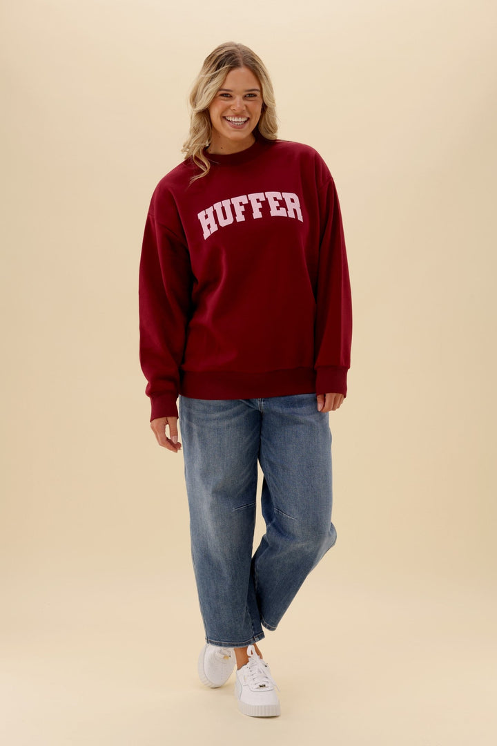 Huffer Easy Crew Burgundy