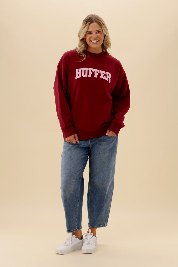 Huffer Easy Crew Burgundy