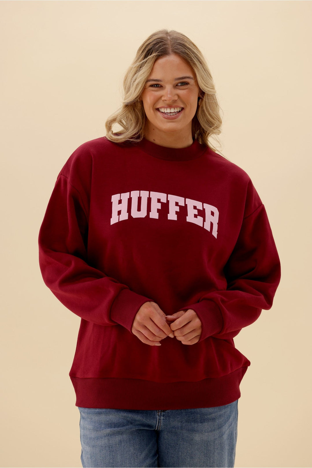Huffer Easy Crew Burgundy