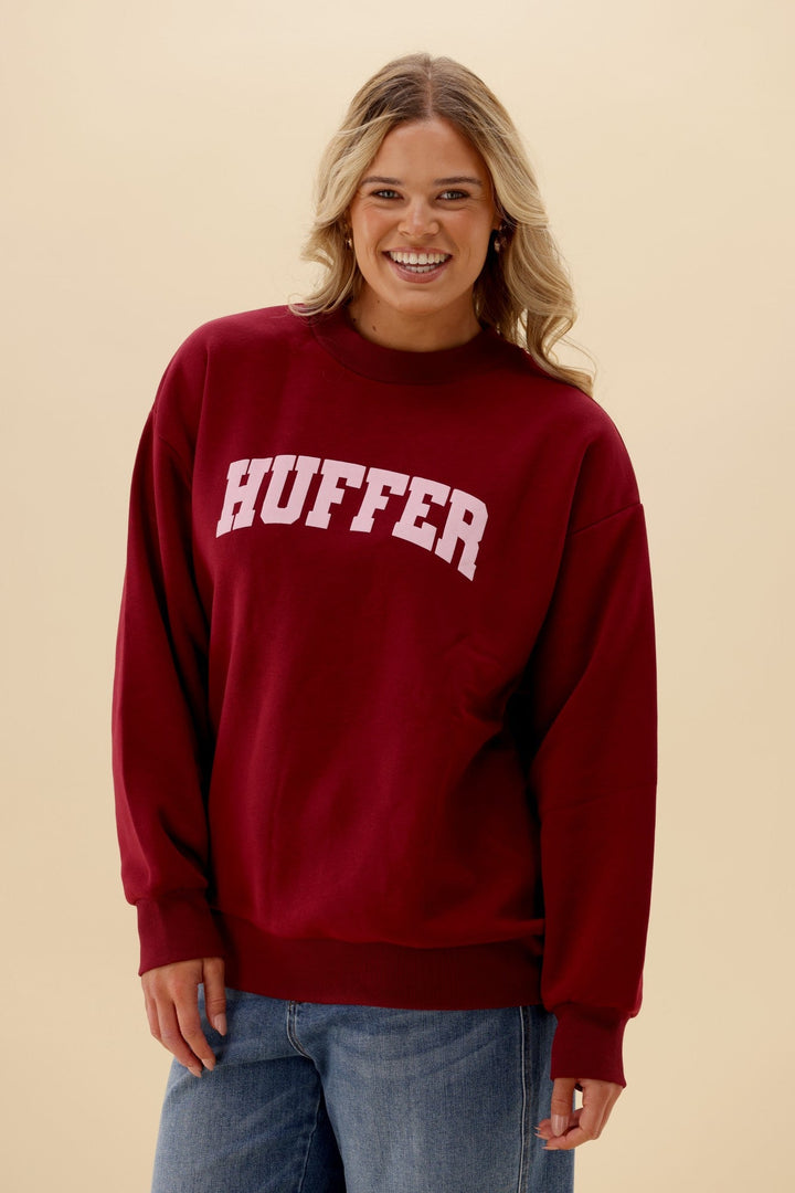 Huffer Easy Crew Burgundy