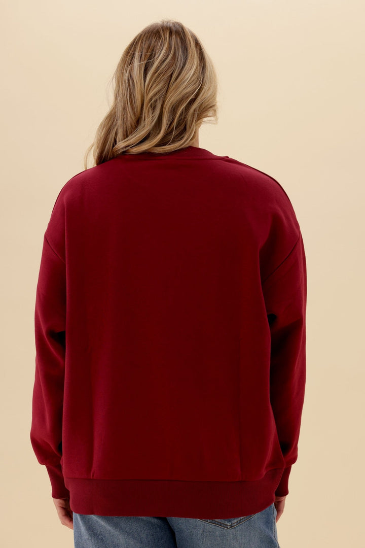 Huffer Easy Crew Burgundy