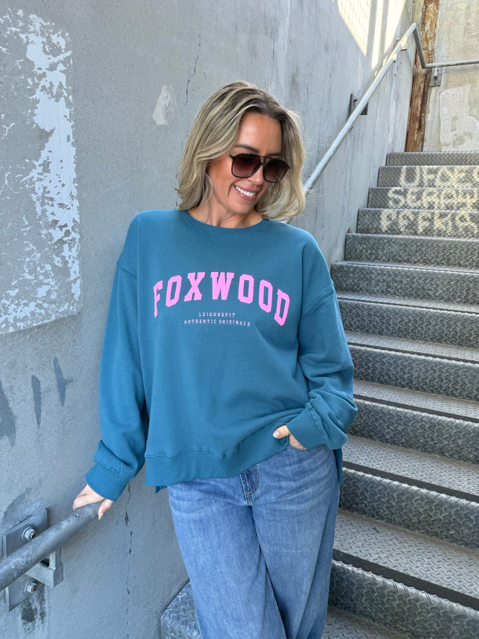 Foxwood Interval Crew Ocean Neon Pink