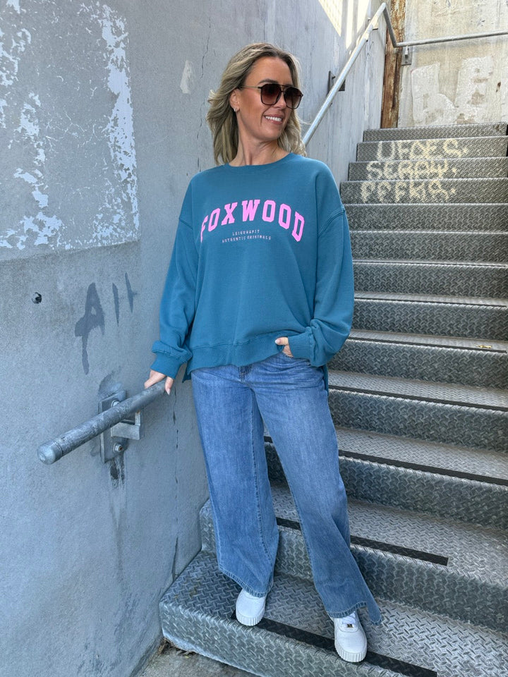 Foxwood Interval Crew Ocean Neon Pink