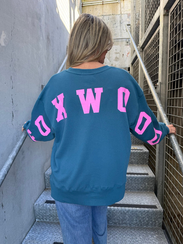 Foxwood Interval Crew Ocean Neon Pink