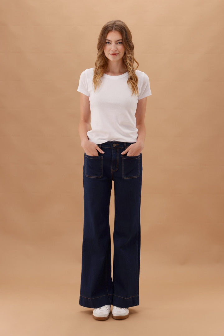 Wakee Lizzy Jean Indigo Blue