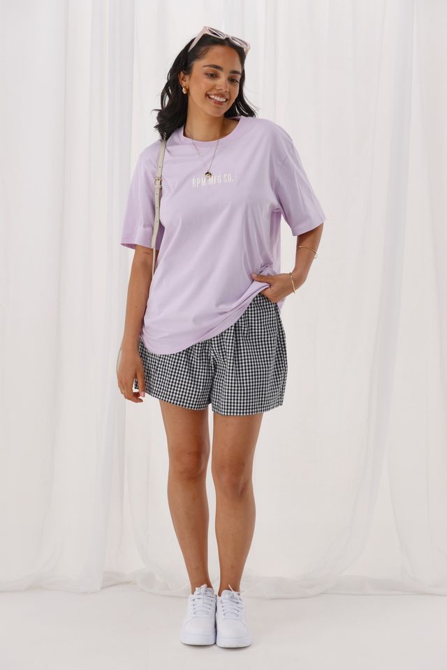 Label Maristella Shorts Black Gingham