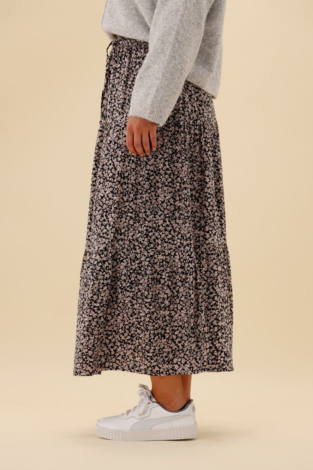 All About Eve Rhea Maxi Skirt Black