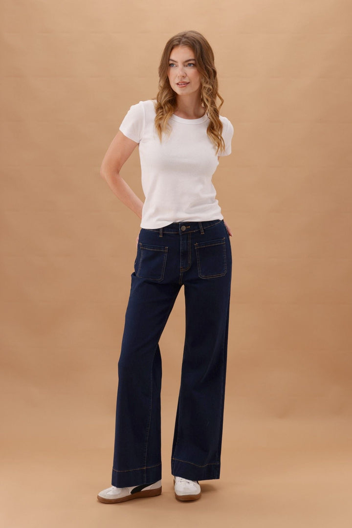 Wakee Lizzy Jean Indigo Blue