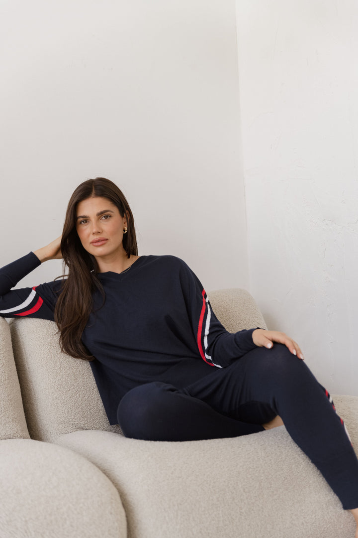 Betty Basics Karina Knit Sweater Navy