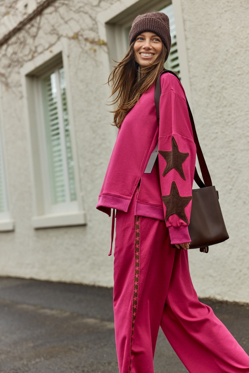 Betty Basics Saskia Sweatshirt Mulberry