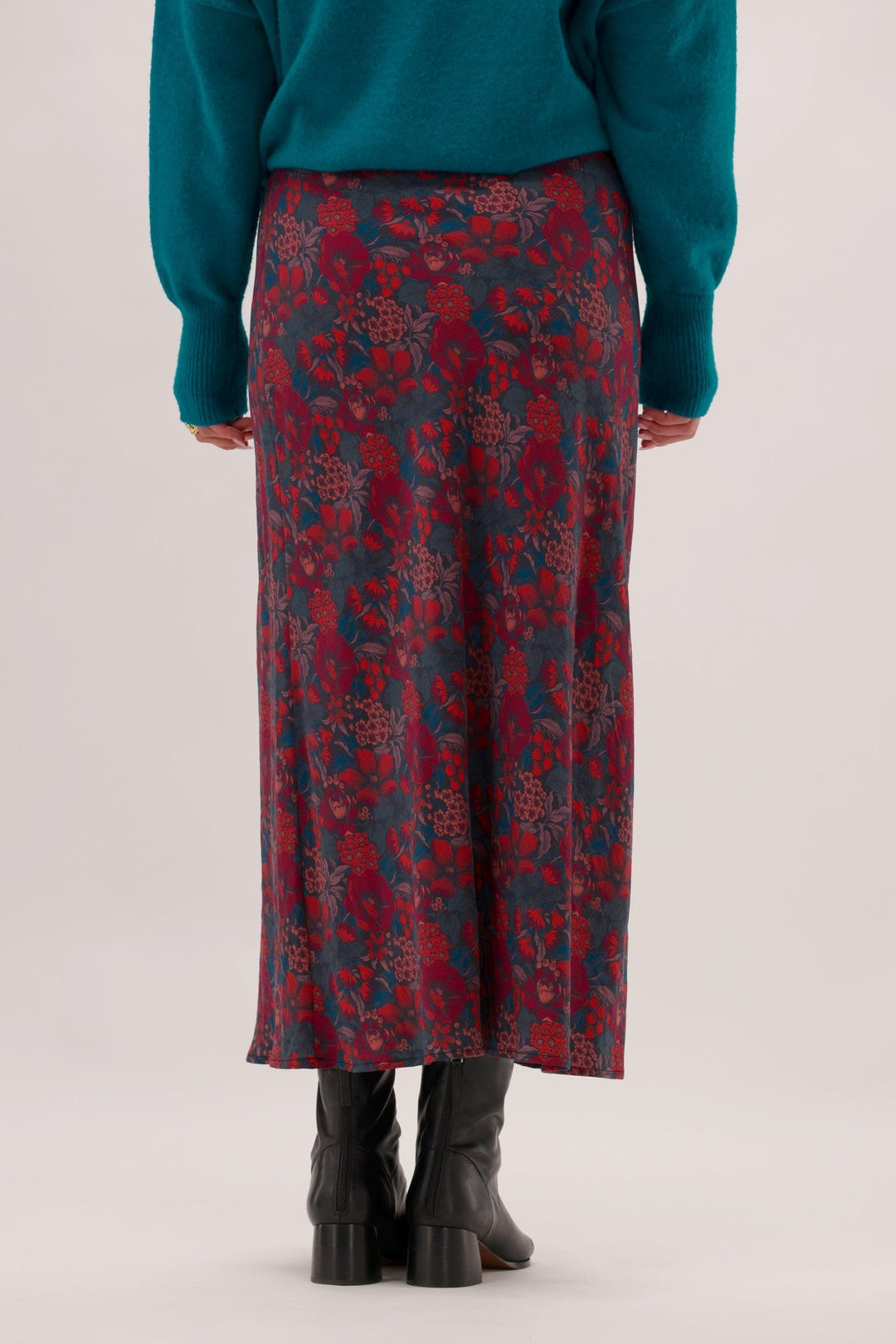 Gloss The Label Limaree Godet Skirt Twilight Floral