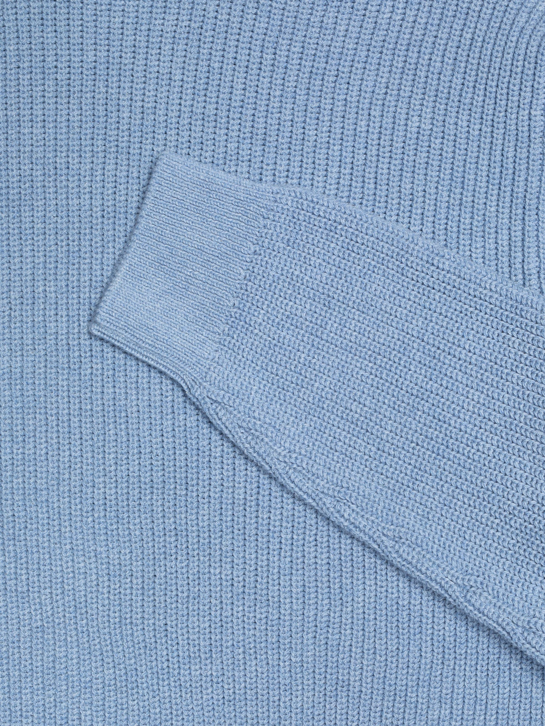 Nudie August Rib Cotton Blue Melange