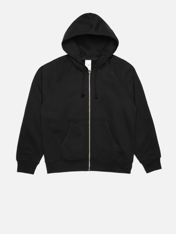 Nudie Gunde Logo Zip Hoodie Black