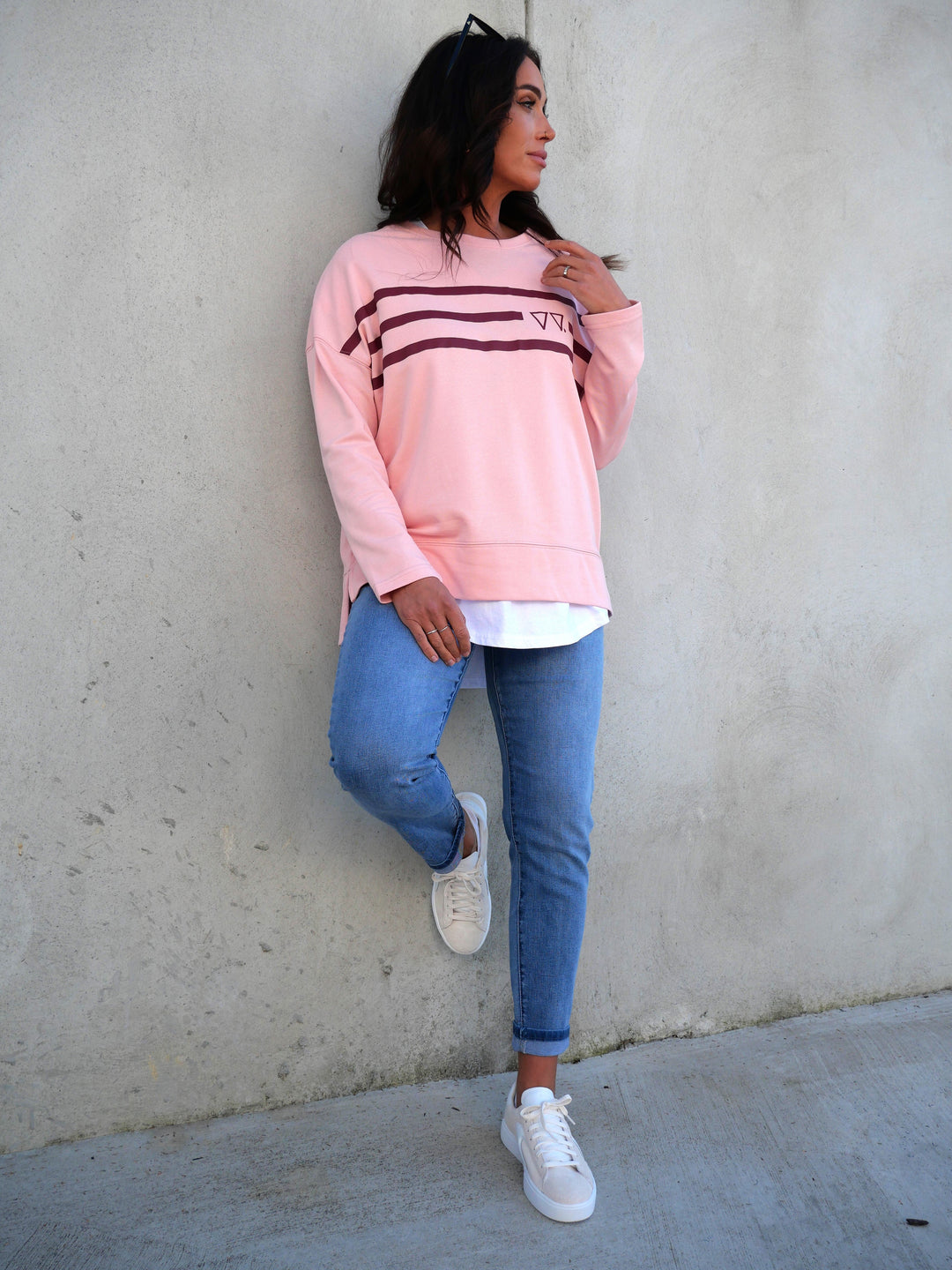 Rebel Club Phoenix Throw On Top Pink