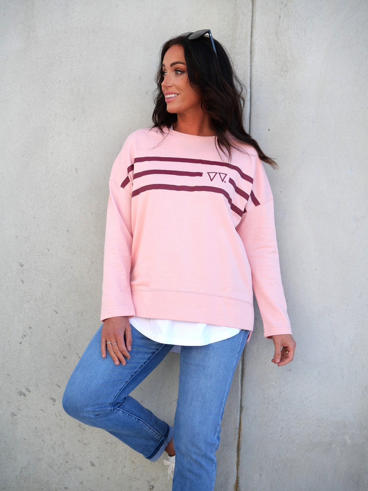 Rebel Club Phoenix Throw On Top Pink