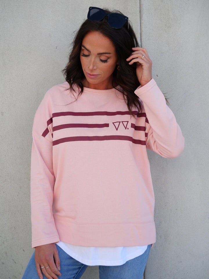 Rebel Club Phoenix Throw On Top Pink