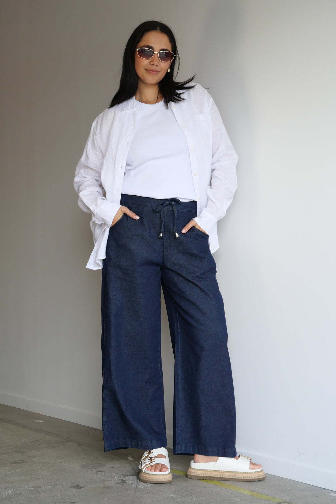 Sunday Boho Zack Wide Leg Jean Denim