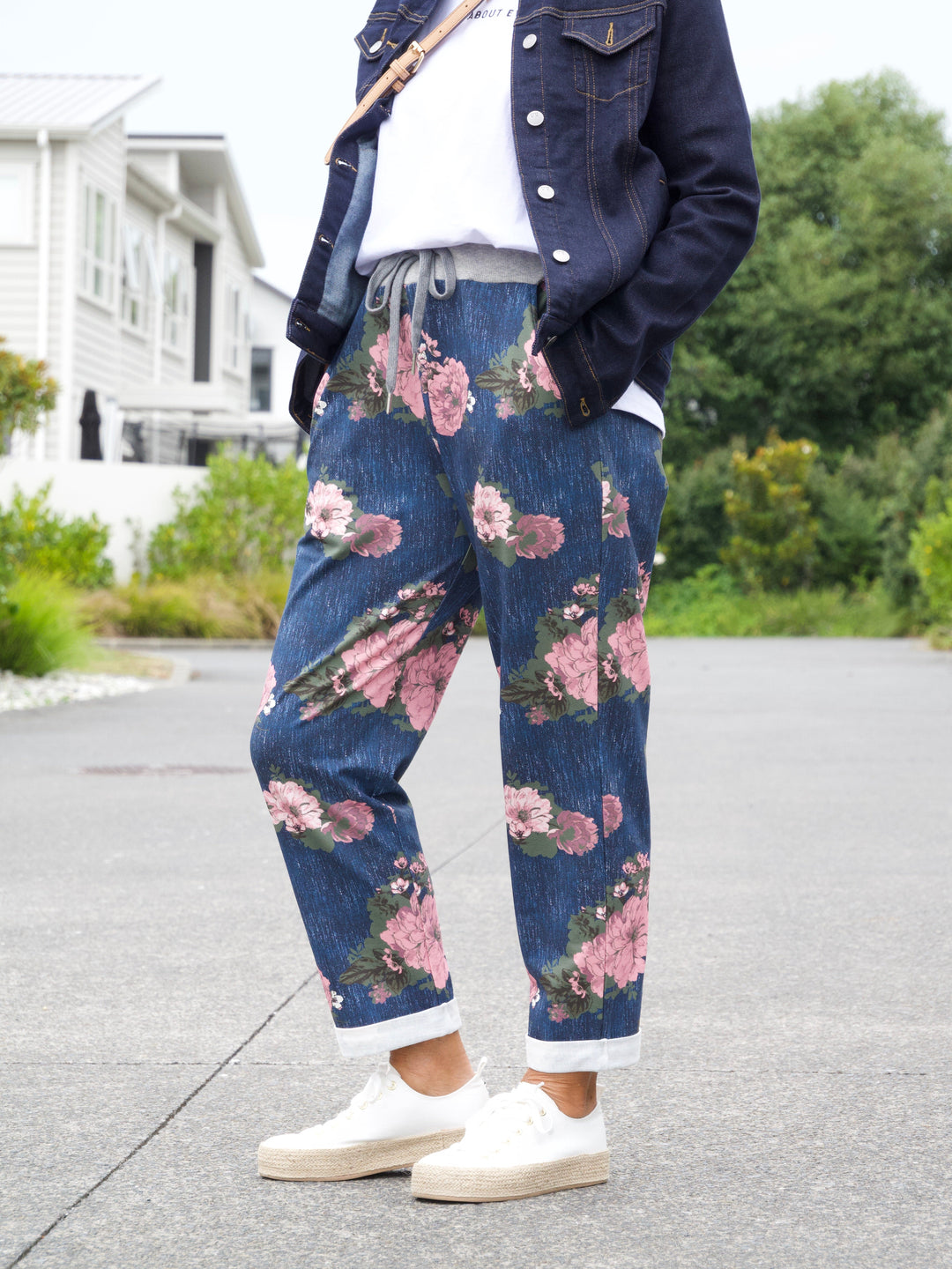 Sunday Boho Bailey Pant Dark Blue Wash