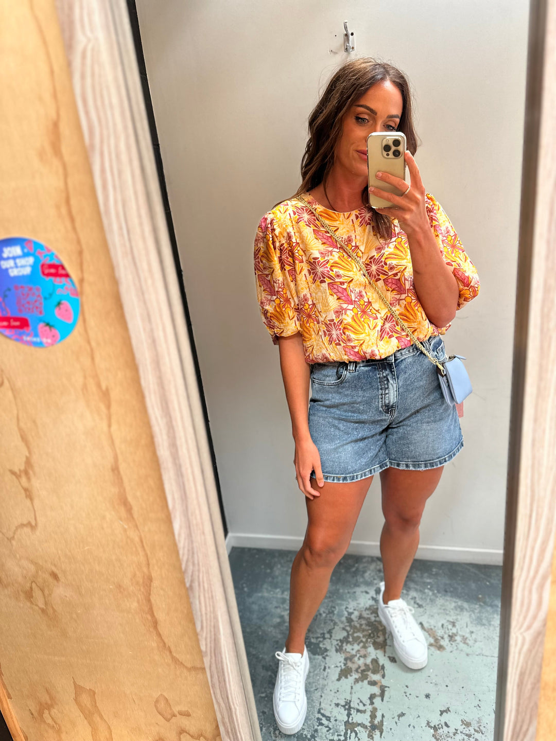 Label Kaden Vintage Denim Shorts Washed Indigo