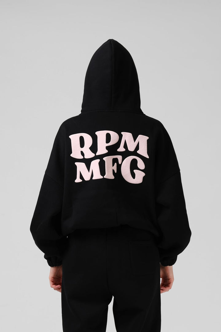 RPM Zip Thru Hood Black