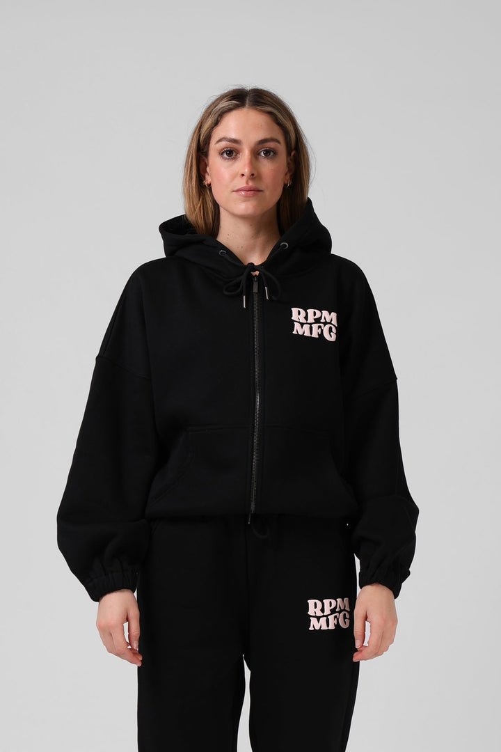 RPM Zip Thru Hood Black