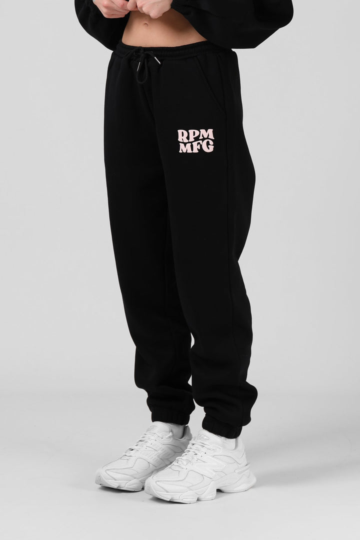 RPM Baggy Track Pant Black