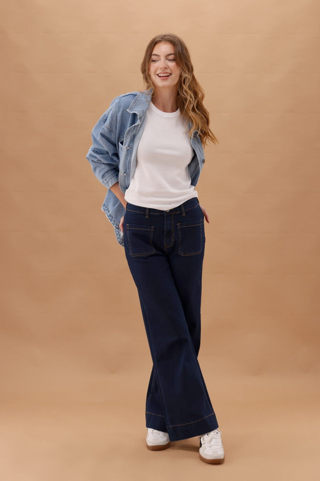 Wakee Lizzy Jean Indigo Blue